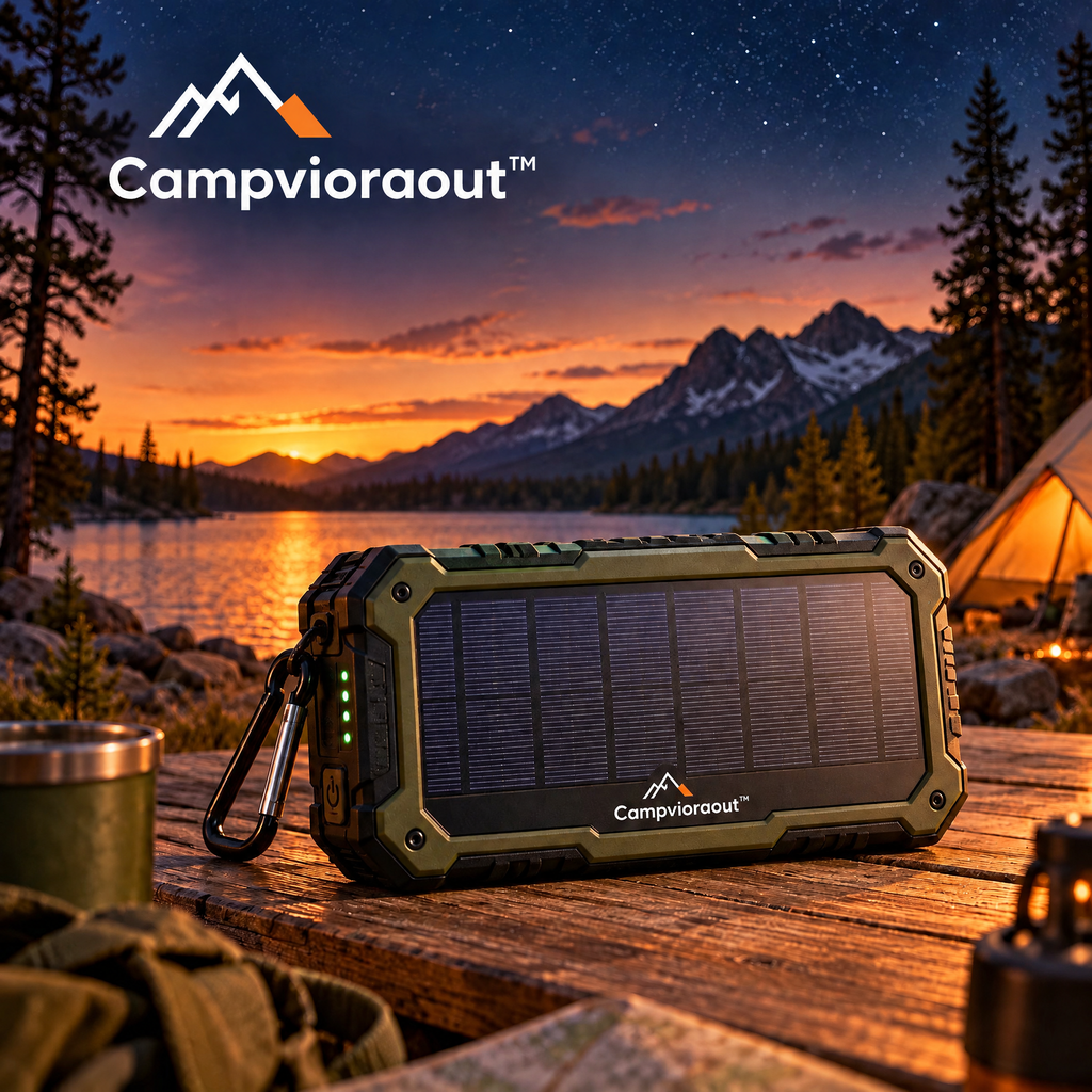 Campvioraout™ Solar Power Bank