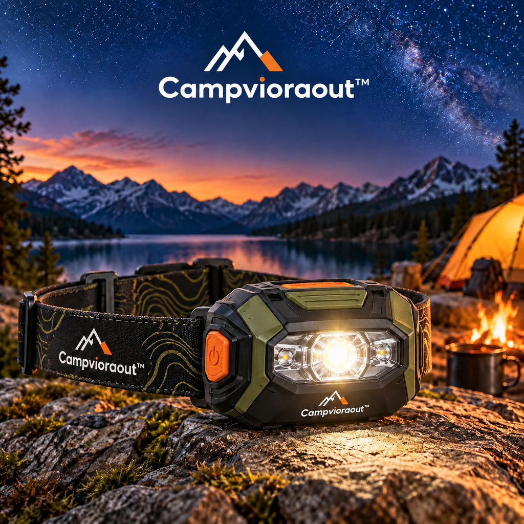 Campvioraout™ Rechargeable Camping Headlamp