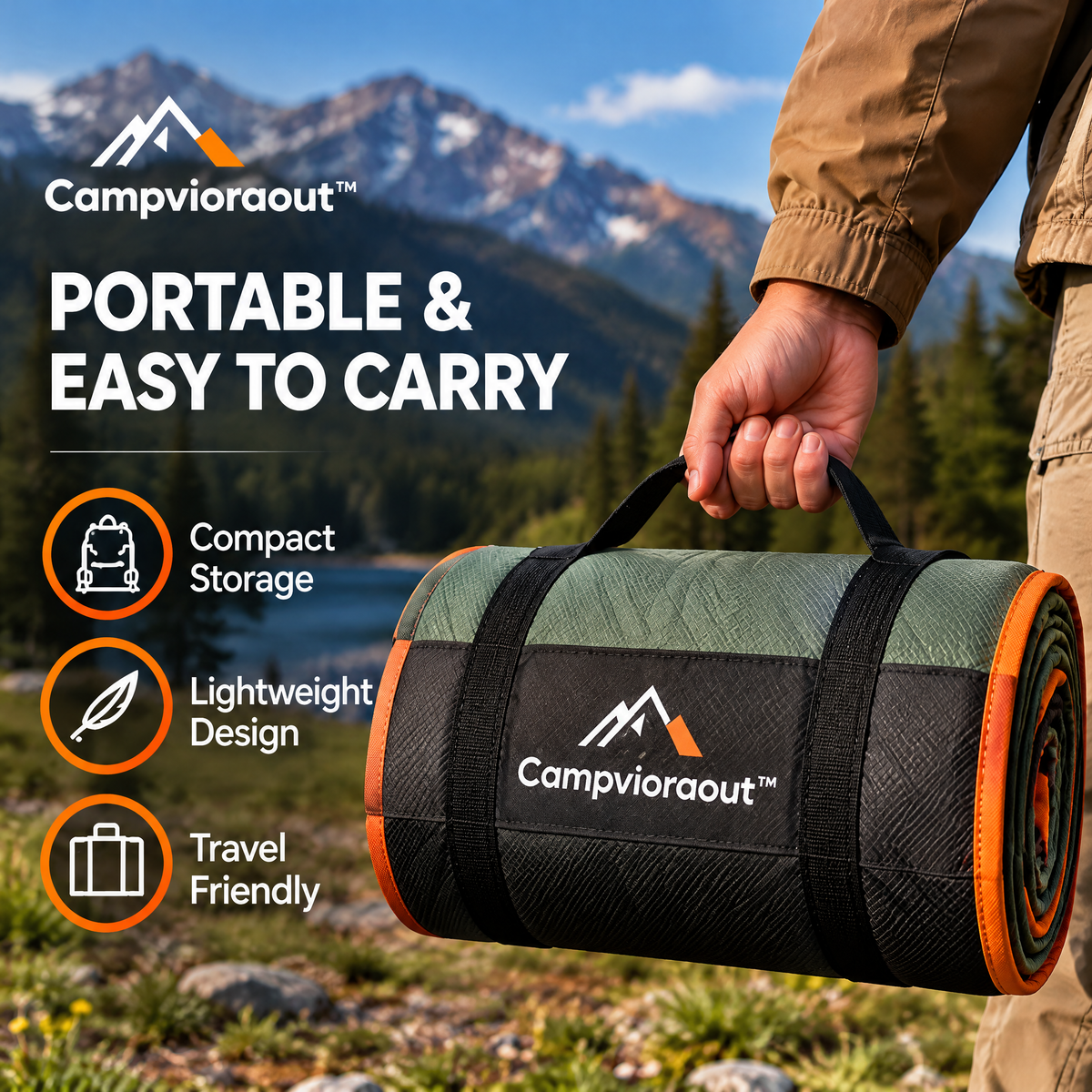 Campvioraout™ Waterproof Picnic Mat