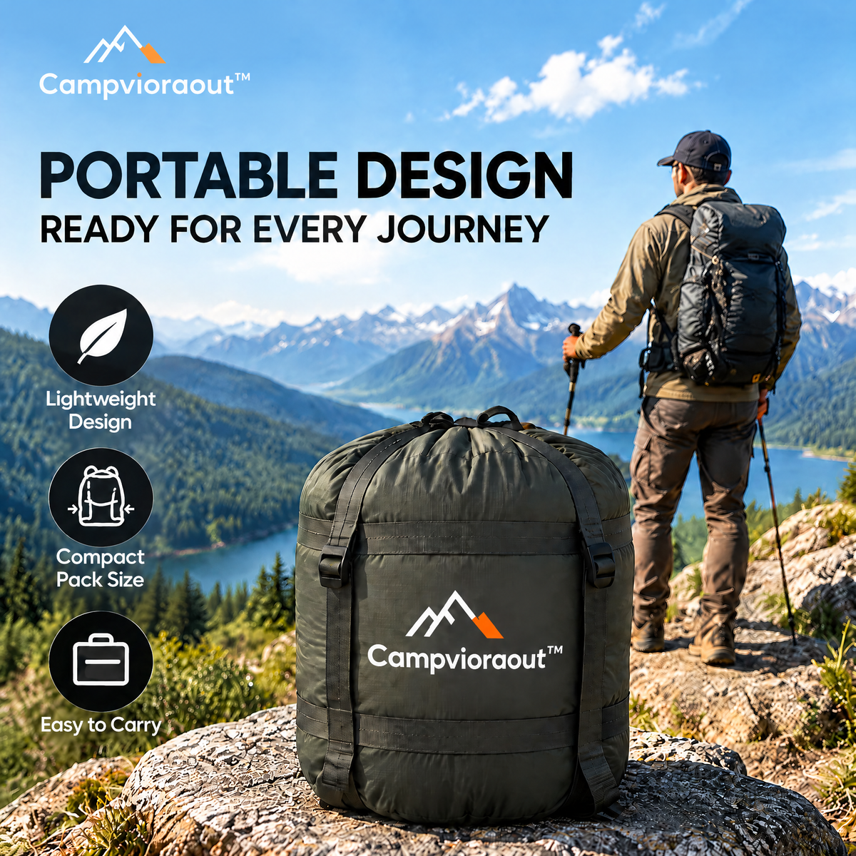 Campvioraout™ Camping Sleeping Bag