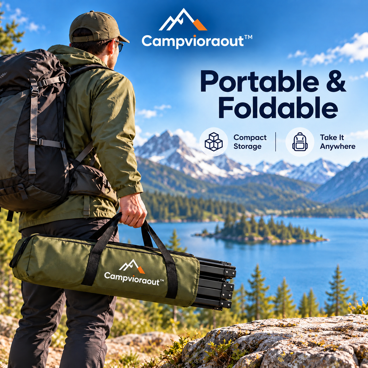 Campvioraout™ Portable Camping Table