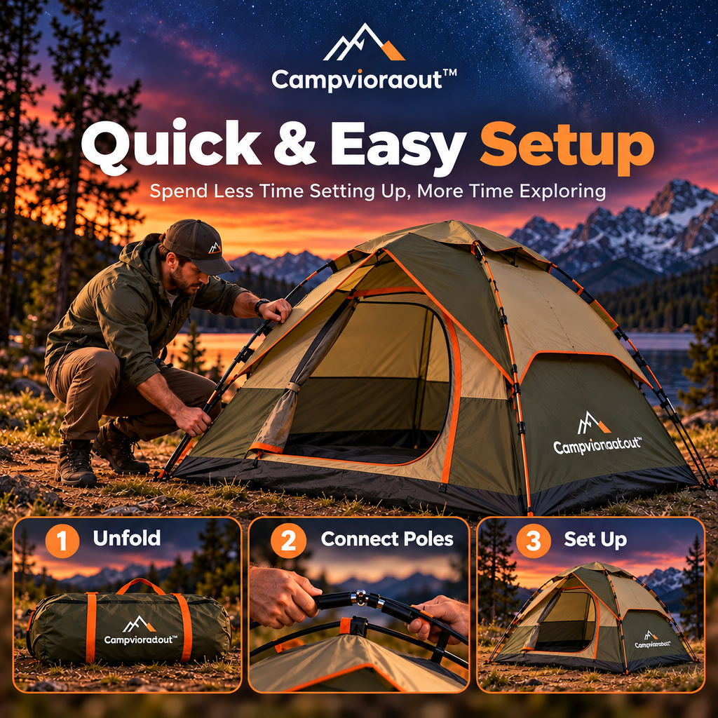 Campvioraout™ Portable Camping Tent