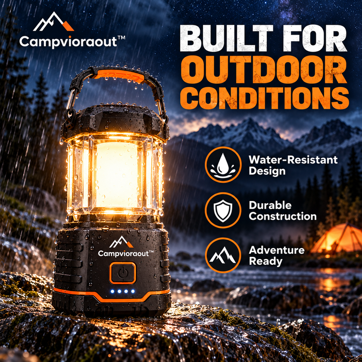 Campvioraout™ Rechargeable Camping Lantern