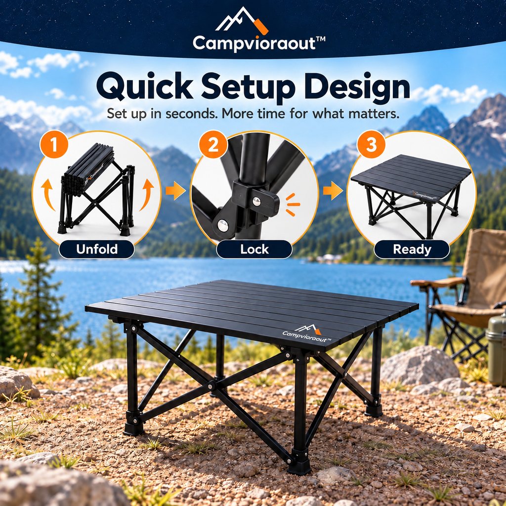 Campvioraout™ Portable Camping Table