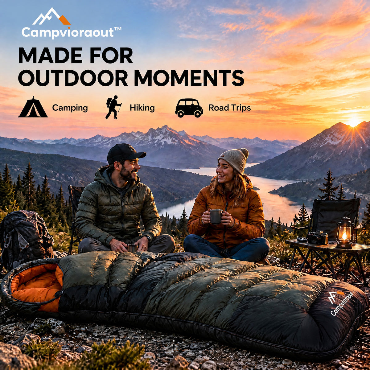 Campvioraout™ Camping Sleeping Bag