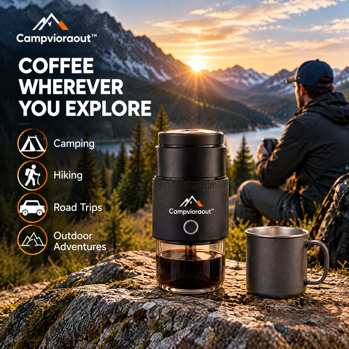 Campvioraout™ Portable Coffee Maker